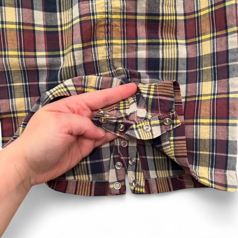 Ralph Lauren Plaid Infant Boys Romper with Snap Bottom Size 12 months NWT preppy - Picture 8 of 8